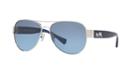 Coach Silver Aviator Sunglasses - Hc7059
