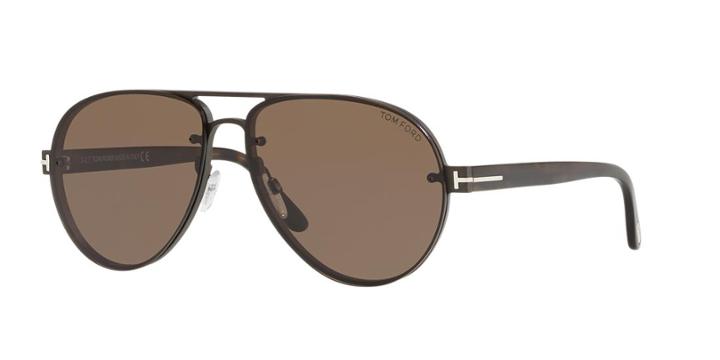 Tom Ford 62 Grey Pilot Sunglasses - Ft0622