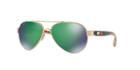 Costa Cdm Loreto 57 Gold Wrap Sunglasses