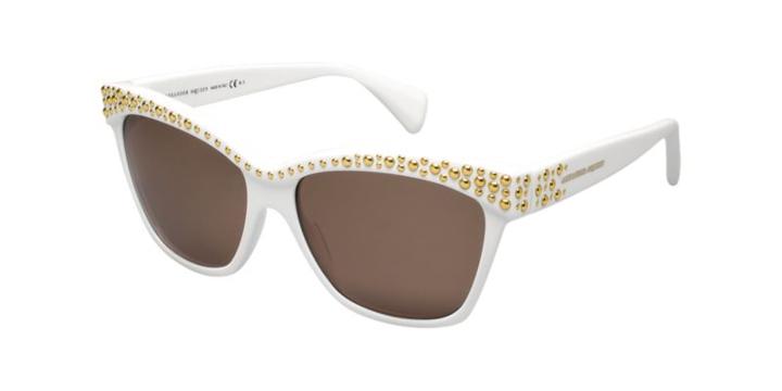 Alexander Mcqueen Amq4239/s White Square Sunglasses