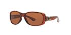 Costa Del Mar Tortoise Rectangle Sunglasses - Tippet