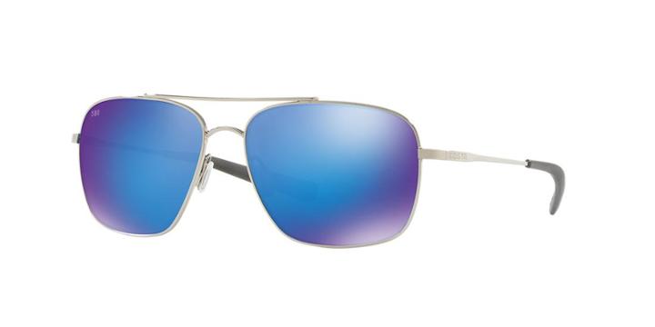 Costa Canaveral 59 Silver Rectangle Sunglasses