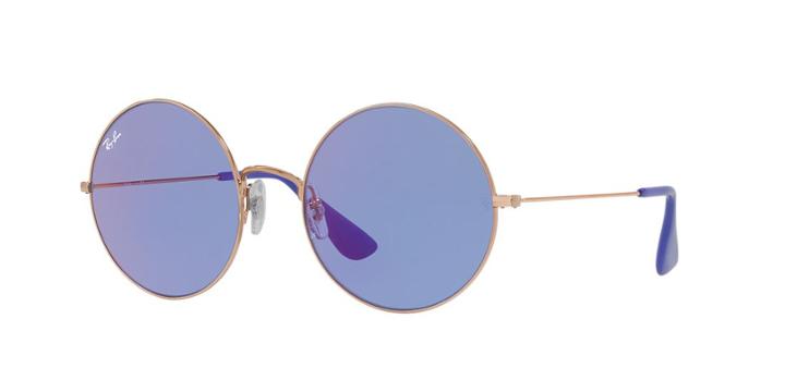 Ray-ban Jajo Bronze Round Sunglasses - Rb3592