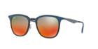 Ray-ban 51 Black Matte Wrap Sunglasses - Rb4278