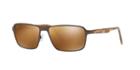 Maui Jim 748 Glass Beach 57 Brown Rectangle Sunglasses