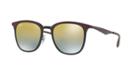 Ray-ban 51 Black Matte Square Sunglasses - Rb4278