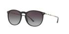 Burberry 54 Black Round Sunglasses - Be4250q