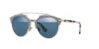 Dior Gunmetal Aviator Sunglasses - Split2 59