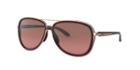 Oakley 58 Split Time Red Pilot Sunglasses - Oo4129