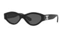 Off-white&amp;trade; X Sunglass Hut Hu4002 54 Black Rectangle Sunglasses