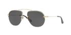 Prada Pr 58os Gold Aviator Sunglasses