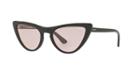 Vogue Vo5211s 54 Black Wrap Sunglasses