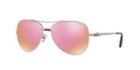 Coach 59 Gunmetal Aviator Sunglasses - Hc7074