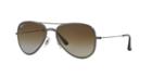 Ray-ban Rb3513m 56 Aviator Flat Metal Gunmetal Sunglasses