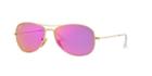 Ray-ban Cockpit Gold Matte Aviator Sunglasses - Rb3362