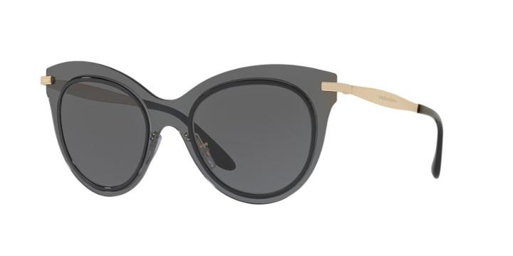 Dolce &amp; Gabbana 51 Grey Oval Sunglasses - Dg2172