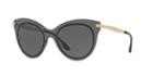 Dolce &amp; Gabbana 51 Grey Oval Sunglasses - Dg2172