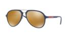Prada Linea Rossa Ps 05rs 58 Blue Aviator Sunglasses