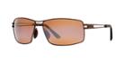 Maui Jim Manu Brown Rectangle Sunglasses, Polarized