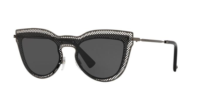 Valentino Va2018 33 Silver Oval Sunglasses