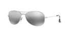 Ray-ban Silver Aviator Sunglasses - Rb3562