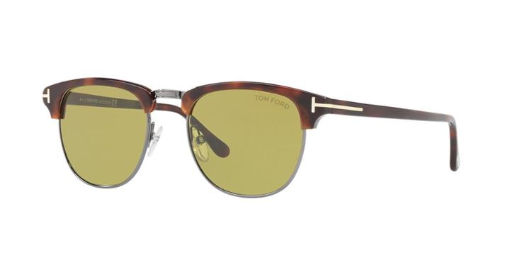Tom Ford Henry 51 Tortoise Rectangle Sunglasses - Ft0248