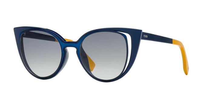 Fendi Blue Cat-eye Sunglasses - Ff 0136
