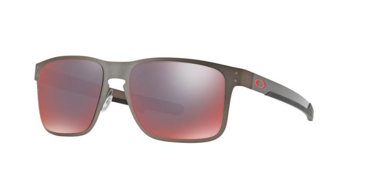 Oakley 55 Holbrook Metal Gunmetal Wrap Sunglasses - Oo4123