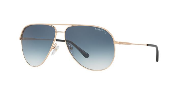 Tom Ford Erin Rose Gold Aviator Sunglasses - Ft0466