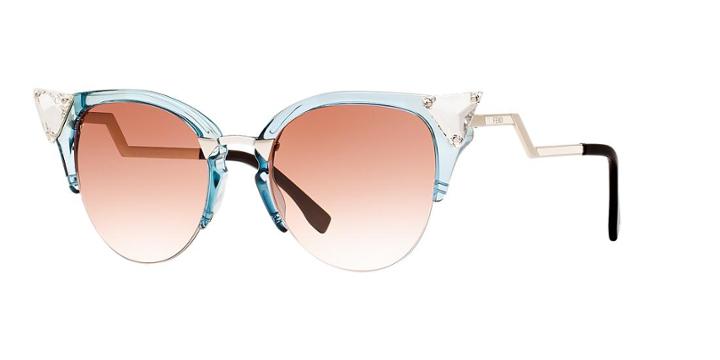 Fendi Blue Oval Sunglasses - Ff 0041