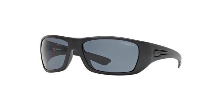Arnette Stickup Black Matte Rectangle Sunglasses - An4147
