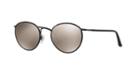 Giorgio Armani 51 Black Matte Round Sunglasses - Ar6016j