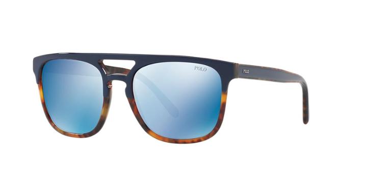 Polo Ralph Lauren 54 Blue Square Sunglasses - Ph4125