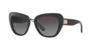 Dolce &amp; Gabbana 53 Black Butterfly Sunglasses - Dg4296