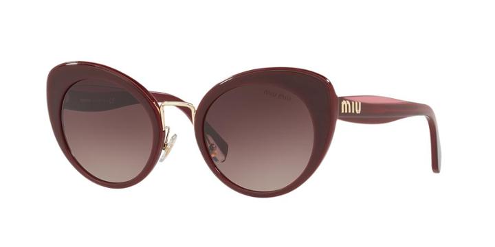Miu Miu Mu 06ts 53 Red Butterfly Sunglasses