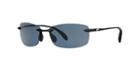 Costa Del Mar Ballast Polarized Black Rectangle Sunglasses