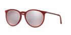 Ray-ban Rb4274f 57 Red Panthos Sunglasses