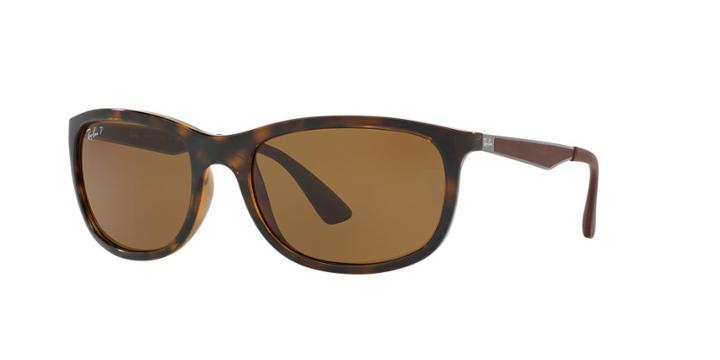 Ray-ban 59 Tortoise Square Sunglasses - Rb4267