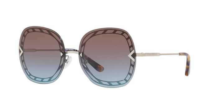 Tory Burch 58 Silver Square Sunglasses - Ty6068