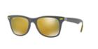 Ray-ban Rb4195m Wayfarer Lite Force Scuderia Ferrari Grey Wrap Sunglasses