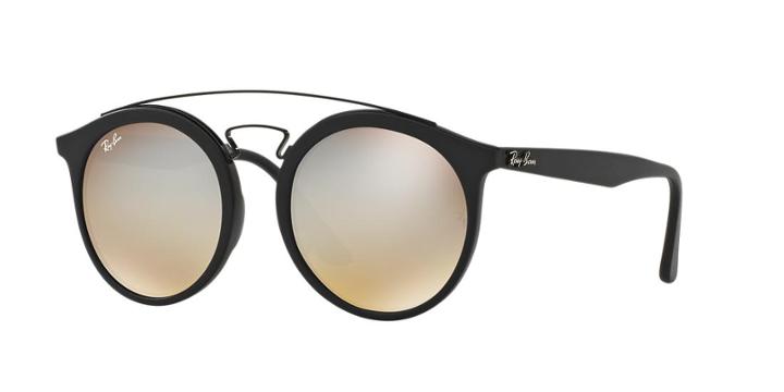 Ray-ban Rb4256f 52 Black Matte Panthos Sunglasses