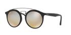 Ray-ban Rb4256f 52 Black Matte Panthos Sunglasses