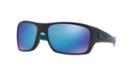 Oakley Turbine Prizm Sapphire Black Matte Rectangle Sunglasses - Oo9263