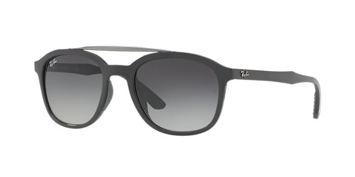 Ray-ban Rb4290f 53 Asian Fitting Grey Square Sunglasses