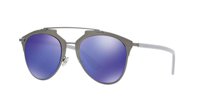 Dior Reflected Silver Wrap Sunglasses