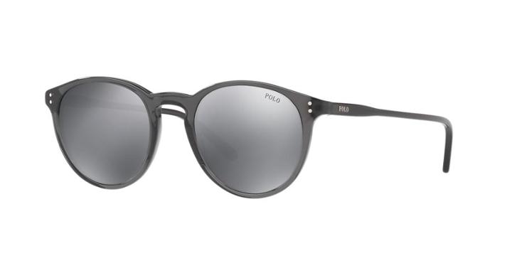 Polo Ralph Lauren 50 Black Round Sunglasses - Ph4110