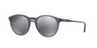 Polo Ralph Lauren 50 Black Round Sunglasses - Ph4110