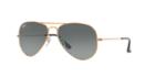 Ray-ban 55 Aviator Bronze Wrap Sunglasses - Rb3025
