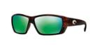 Costa Del Mar Tuna Alley Polarized Tortoise Rectangle Sunglasses
