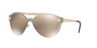 Versace 42 Gold Square Sunglasses - Ve2161b